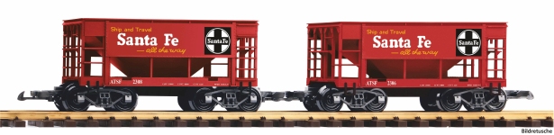  38971 - G - 2-tlg. Set Schüttgutwagen, Santa Fe